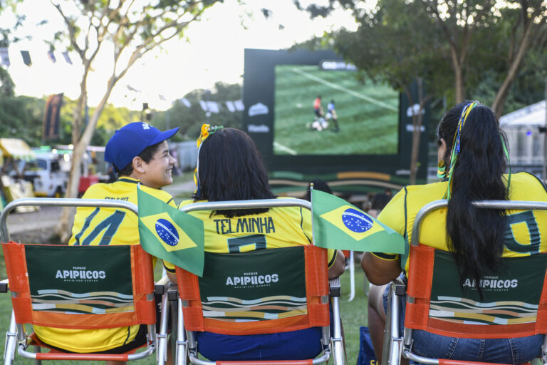 Arena Parque transforma Parque Apipucos em ponto de encontro de torcedores do Brasil no Recife