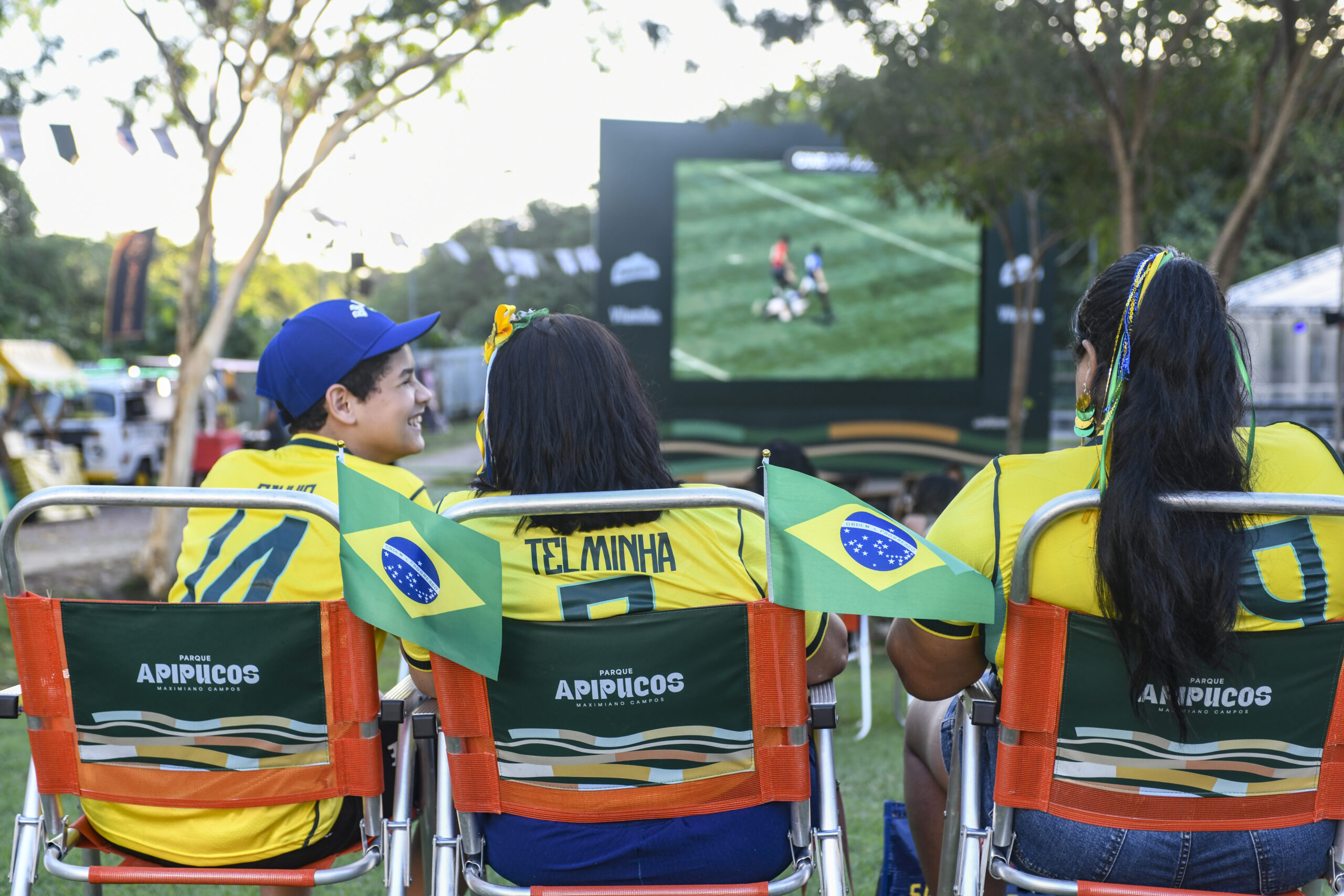 Arena Parque transforma Parque Apipucos em ponto de encontro de torcedores do Brasil no Recife