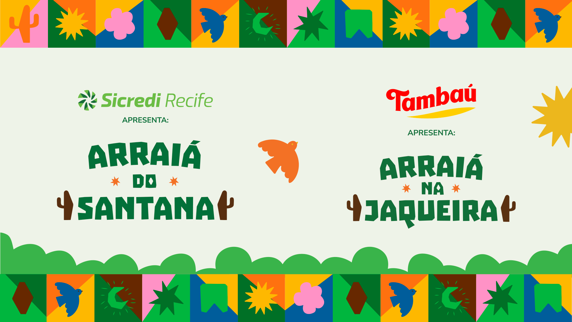 Parques Santana e Jaqueira recebem programação especial de São João com forró, quadrilhas e atividades para toda a família